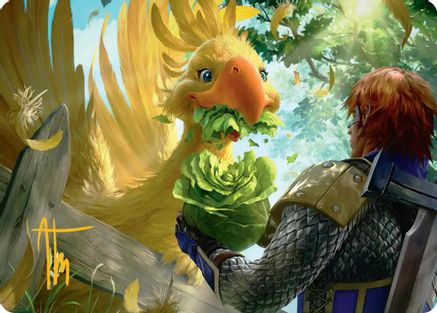 Gysahl Greens Art Card (Gold-Stamped Signature) |  (010) [Art Series: FINAL FANTASY]