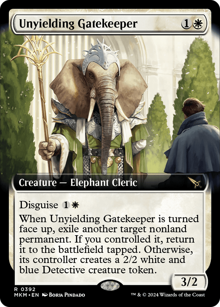 Unyielding Gatekeeper (Extended Art) [Murders at Karlov Manor] Foil
