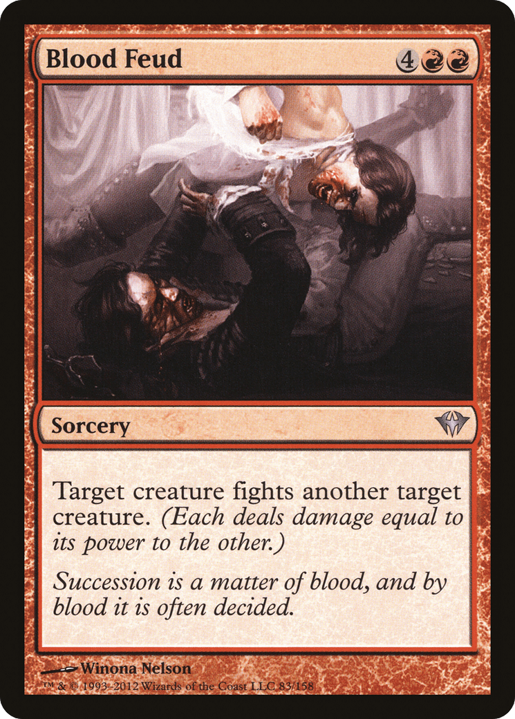 Blood Feud [Dark Ascension] Foil