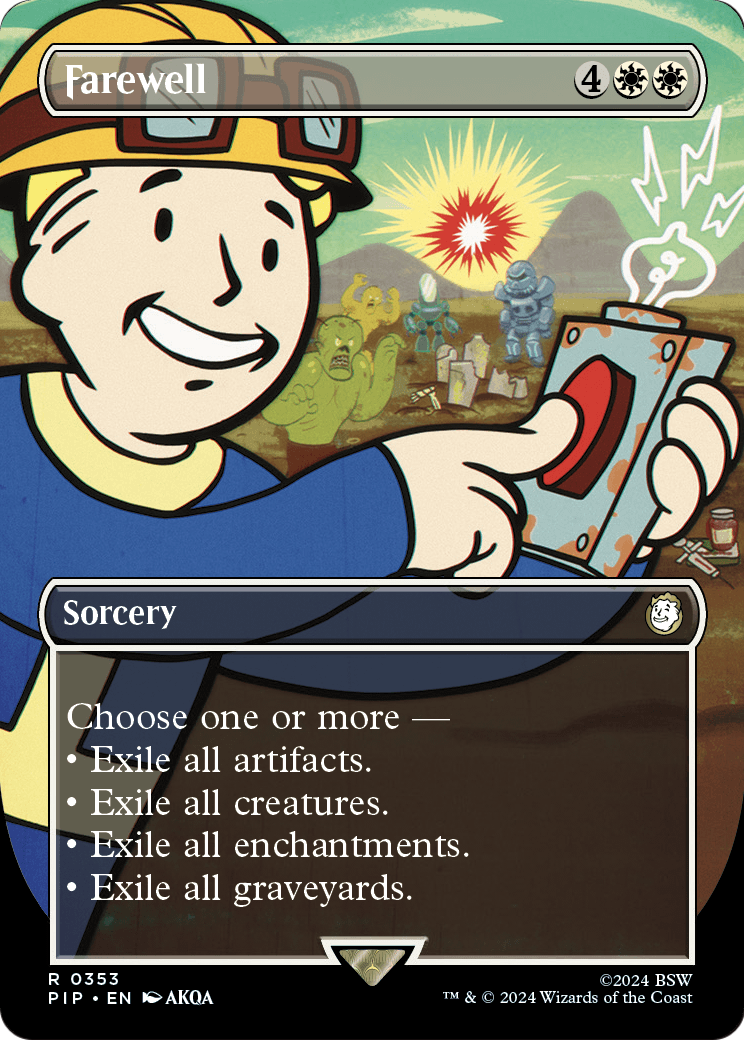 Farewell (Borderless) [Fallout] Foil