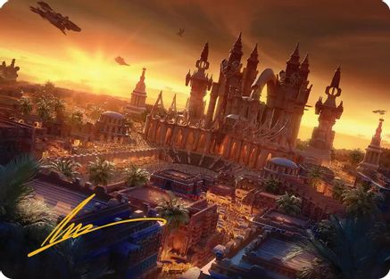 Rabanastre, Royal City Art Card (Gold-Stamped Signature) |  (018) [Art Series: FINAL FANTASY]