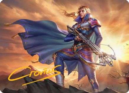 Edgar, Master Machinist Art Card (Gold-Stamped Signature) |  (027) [Art Series: FINAL FANTASY]