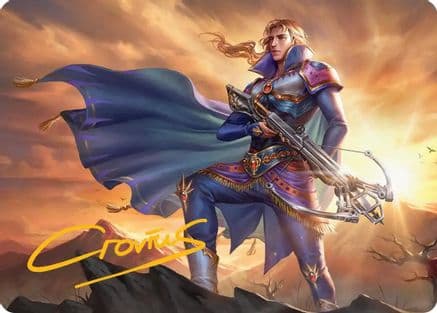 Edgar, Master Machinist Art Card (Gold-Stamped Signature) |  (027) [Art Series: FINAL FANTASY]