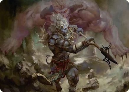 Kimahri, Valiant Guardian Art Card |  (029) [Art Series: FINAL FANTASY]