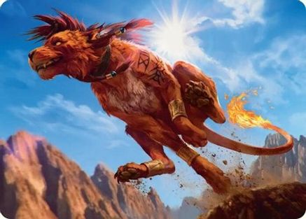 Red XIII, Proud Warrior Art Card |  (030) [Art Series: FINAL FANTASY]
