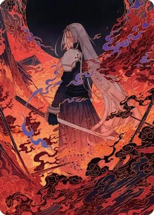 Nibelheim Aflame Art Card |  (035) [Art Series: FINAL FANTASY]