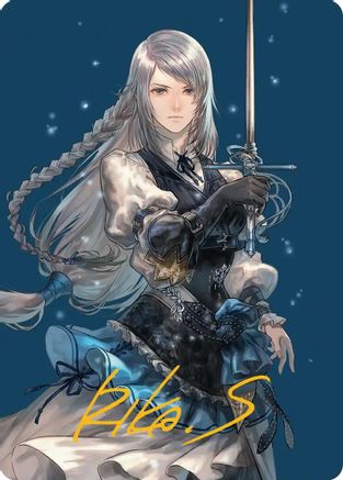Jill, Shiva's Dominant Art Card (Gold-Stamped Signature) |  (043) [Art Series: FINAL FANTASY]