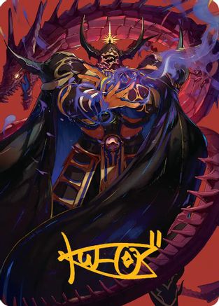 Golbez, Crystal Collector Art Card (Gold-Stamped Signature) |  (045) [Art Series: FINAL FANTASY]