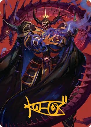 Golbez, Crystal Collector Art Card (Gold-Stamped Signature) |  (045) [Art Series: FINAL FANTASY]
