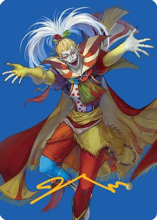 Kefka, Court Mage Art Card (Gold-Stamped Signature) |  (046) [Art Series: FINAL FANTASY]
