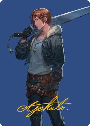 Squall, SeeD Mercenary Art Card (Gold-Stamped Signature) |  (047) [Art Series: FINAL FANTASY]