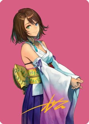 Yuna, Hope of Spira Art Card (Gold-Stamped Signature) |  (048) [Art Series: FINAL FANTASY]