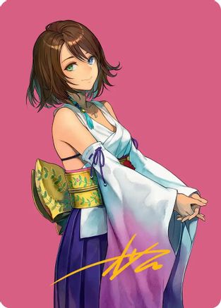 Yuna, Hope of Spira Art Card (Gold-Stamped Signature) |  (048) [Art Series: FINAL FANTASY]