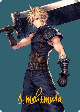 Cloud, Ex-SOLDIER Art Card (Gold-Stamped Signature) |  (050) [Art Series: FINAL FANTASY]