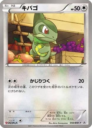 Axew - 050/BW-P (050/BW-P) (Japanese) - BWP Promotional cards