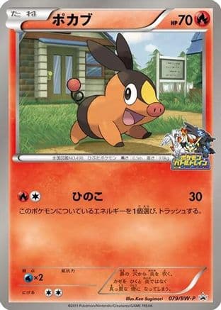 Tepig - 079/BW-P (079/BW-P) (Japanese) - BWP Promotional cards
