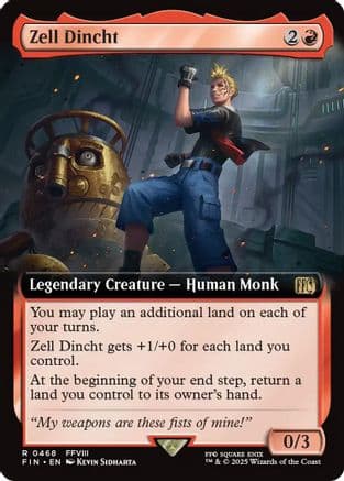 Zell Dincht (Extended Art) (468) [FINAL FANTASY]  Foil