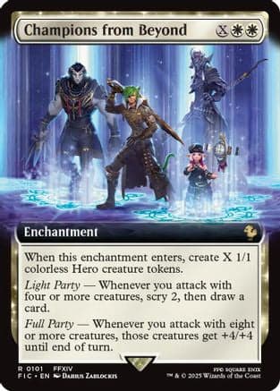Champions from Beyond (Extended Art) (101) [Commander: FINAL FANTASY]  Foil