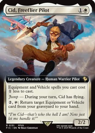 Cid, Freeflier Pilot (Extended Art) (131) [Commander: FINAL FANTASY]