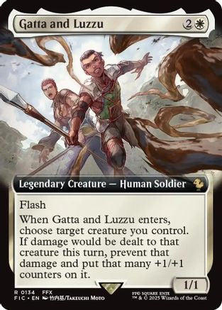 Gatta and Luzzu (Extended Art) (134) [Commander: FINAL FANTASY]