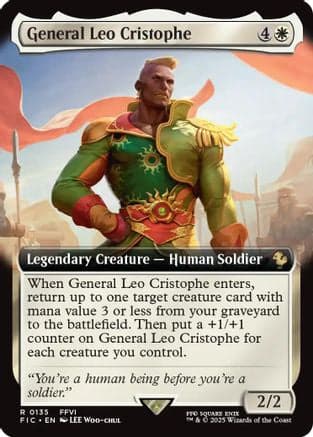 General Leo Cristophe (Extended Art) (135) [Commander: FINAL FANTASY]