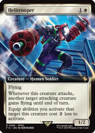 Helitrooper (Extended Art) (106) [Commander: FINAL FANTASY]