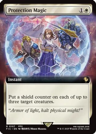Protection Magic (Extended Art) (107) [Commander: FINAL FANTASY]
