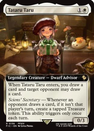 Tataru Taru (Extended Art) (138) [Commander: FINAL FANTASY]