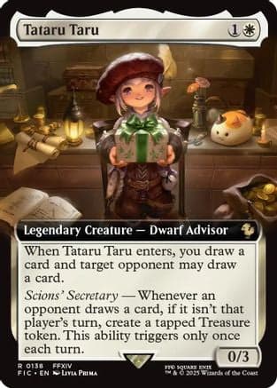 Tataru Taru (Extended Art) (138) [Commander: FINAL FANTASY]  Foil