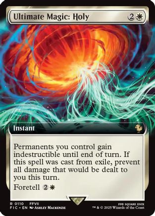 Ultimate Magic: Holy (Extended Art) (110) [Commander: FINAL FANTASY]