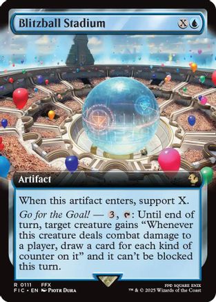 Blitzball Stadium (Extended Art) (111) [Commander: FINAL FANTASY]  Foil