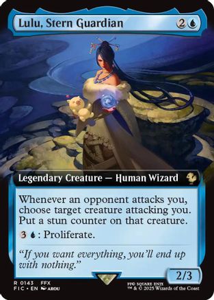 Lulu, Stern Guardian (Extended Art) (143) [Commander: FINAL FANTASY]  Foil