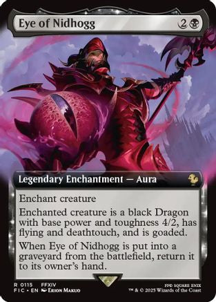 Eye of Nidhogg (Extended Art) (115) [Commander: FINAL FANTASY]