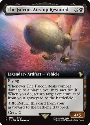 The Falcon, Airship Restored (Extended Art) (116) [Commander: FINAL FANTASY]