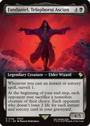 Fandaniel, Telophoroi Ascian (Extended Art) (146) [Commander: FINAL FANTASY]  Foil