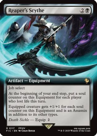 Reaper's Scythe (Extended Art) (117) [Commander: FINAL FANTASY]