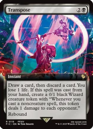 Transpose (Extended Art) (119) [Commander: FINAL FANTASY]