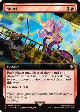 Snort (Extended Art) (120) [Commander: FINAL FANTASY]