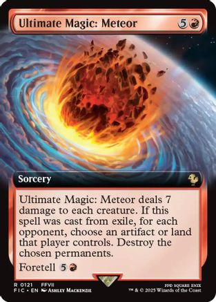 Ultimate Magic: Meteor (Extended Art) (121) [Commander: FINAL FANTASY]