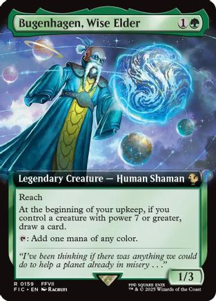 Bugenhagen, Wise Elder (Extended Art) (159) [Commander: FINAL FANTASY]