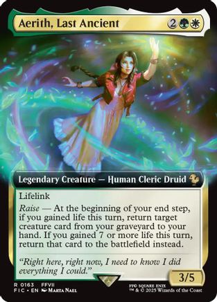 Aerith, Last Ancient (Extended Art) (163) [Commander: FINAL FANTASY]