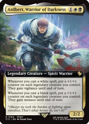 Ardbert, Warrior of Darkness (Extended Art) (164) [Commander: FINAL FANTASY]