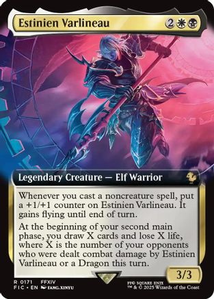 Estinien Varlineau (Extended Art) (171) [Commander: FINAL FANTASY]  Foil