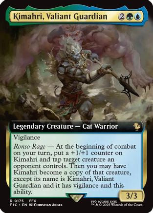 Kimahri, Valiant Guardian (Extended Art) (175) [Commander: FINAL FANTASY]  Foil