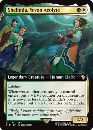 Shelinda, Yevon Acolyte (Extended Art) (184) [Commander: FINAL FANTASY]