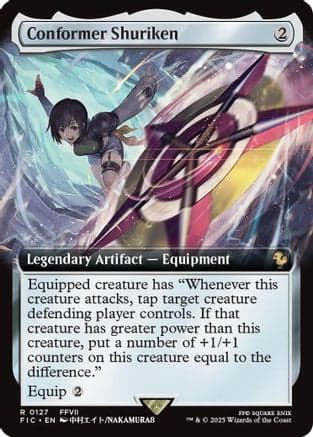 Conformer Shuriken (Extended Art) (127) [Commander: FINAL FANTASY]