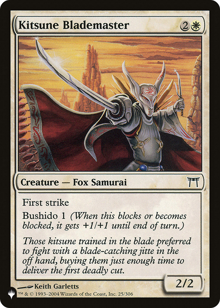 Kitsune Blademaster |  (CHK-25) [The List]