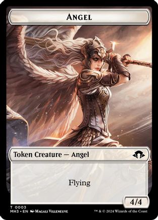 Angel // Energy Reverse Double-Sided Token (3 // 36) [Modern Horizons 3]