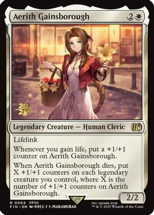 Aerith Gainsborough (004) [Prerelease Cards]  Foil