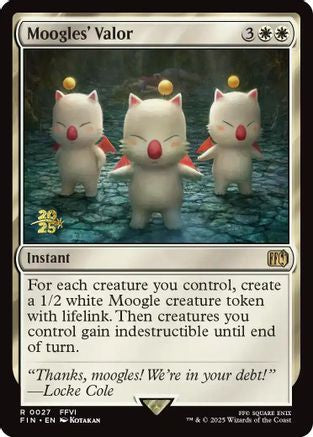 Moogles' Valor (027) [Prerelease Cards]  Foil